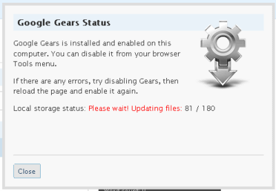 WordPress using Google Gears to download required information to speed things up WordPress using Google Gears to download required information to speed things up